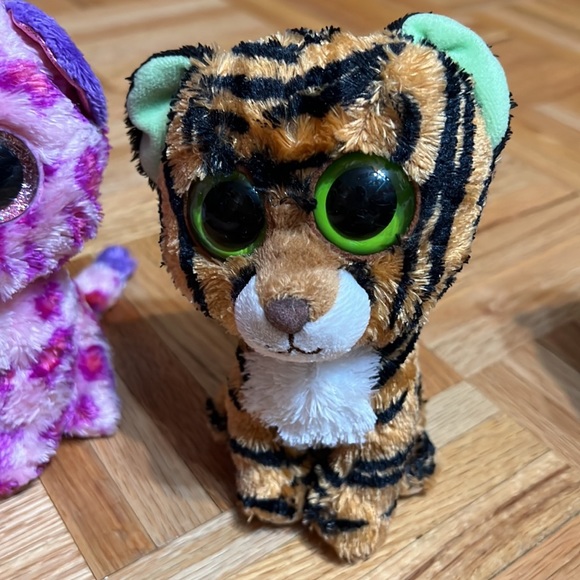 Beanie boos Glamour,Stripes, Leona, muffin Excellent condition with Tush tags - Picture 3 of 6